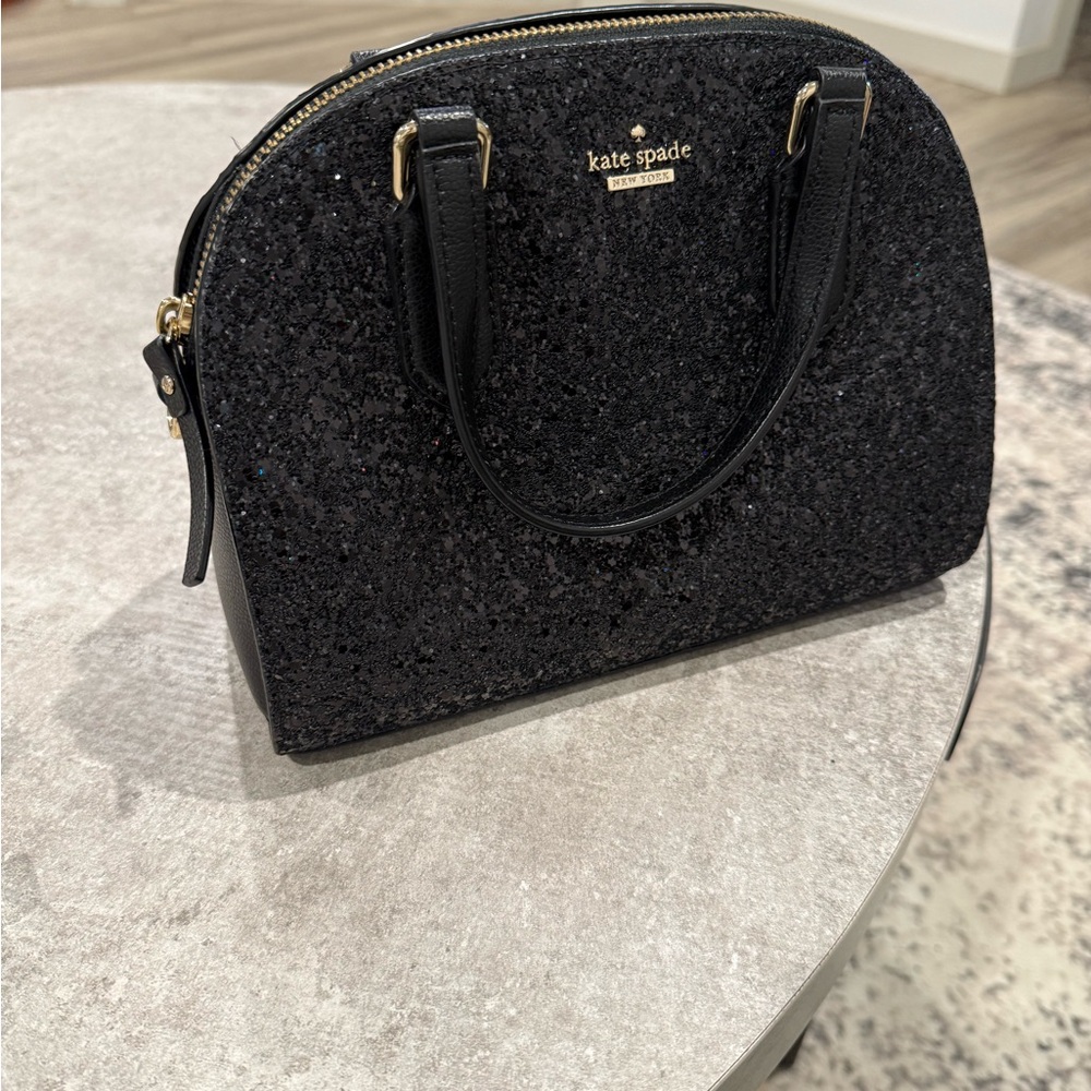 Kate Spade Black Sparkle Reiley Bag - Picture 5 of 8